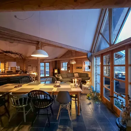 Round Timber House In Forest Near Mariager *