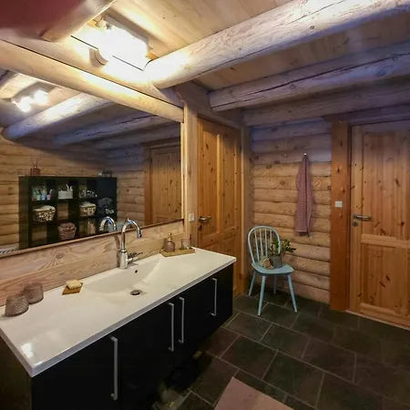 Round Timber House In Forest Near Mariager Hadsund