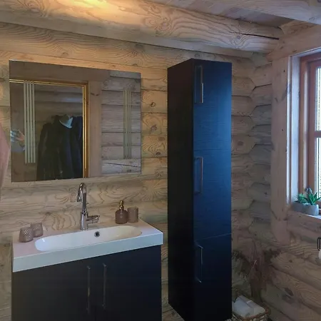 Round Timber House In Forest Near Mariager Hadsund