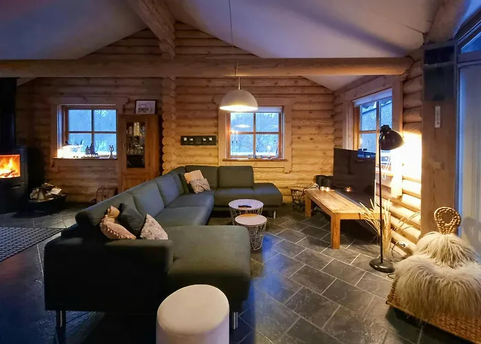 Round Timber House In Forest Near Mariager *